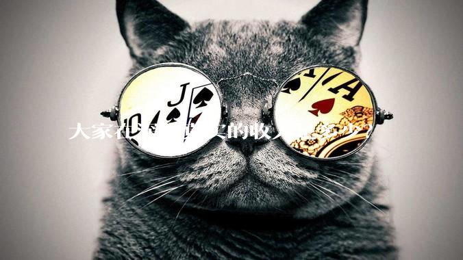 大家在深圳真实的收入是多少？